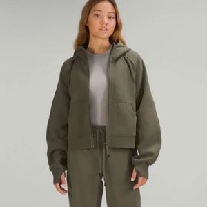 Lululemon Scuba oversized full zip Carob Brown XS/S